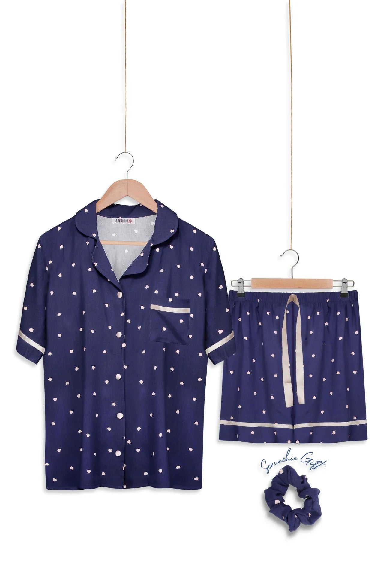 Cheetah Print Satin Pajama Set