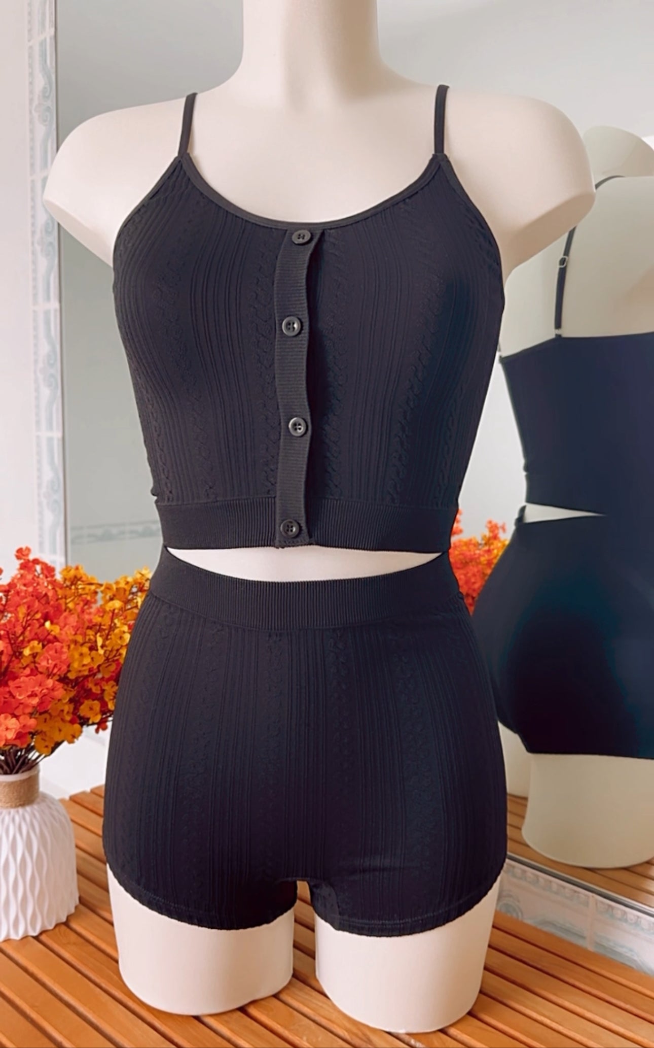 Comfortable bra and shorts set