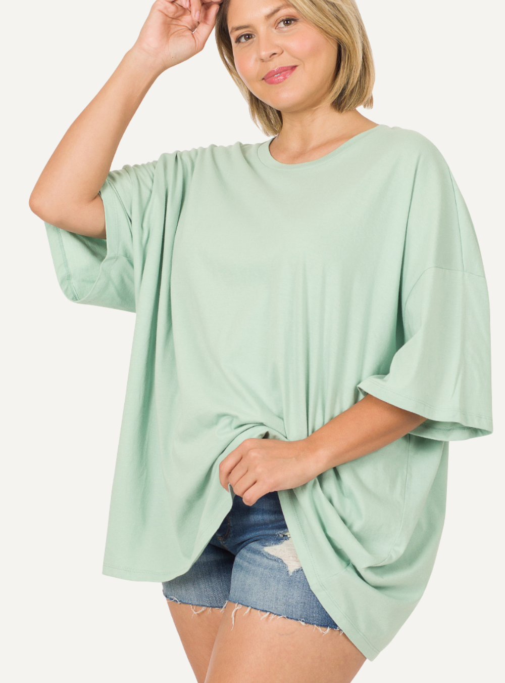 Premium 100% Cotton Oversized T-shirt – Ultimate Comfort and Style Made in USA
