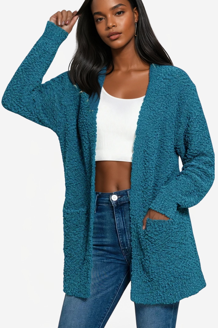 Cocooning pop knit cardigan