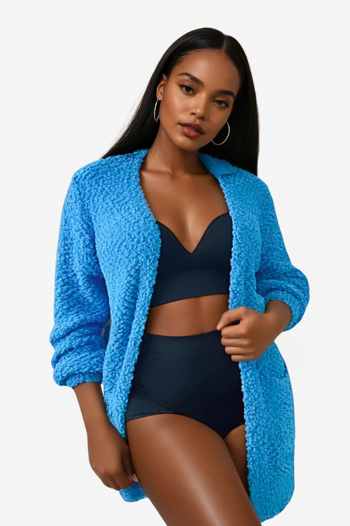 Cocooning pop knit cardigan