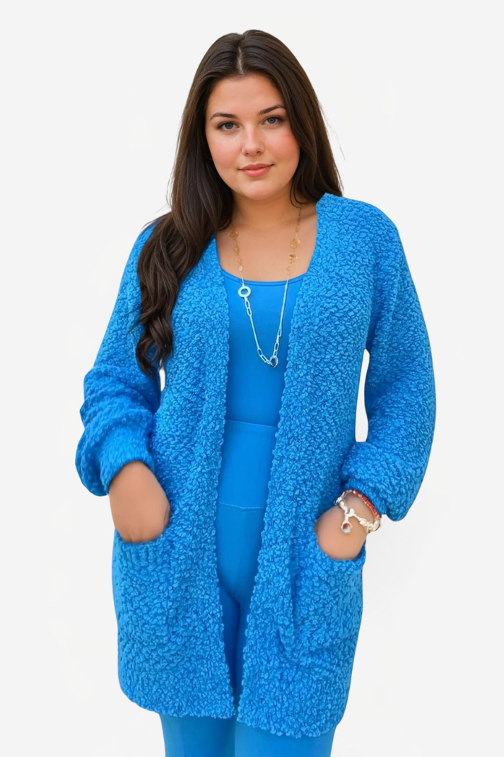 Cocooning pop knit cardigan
