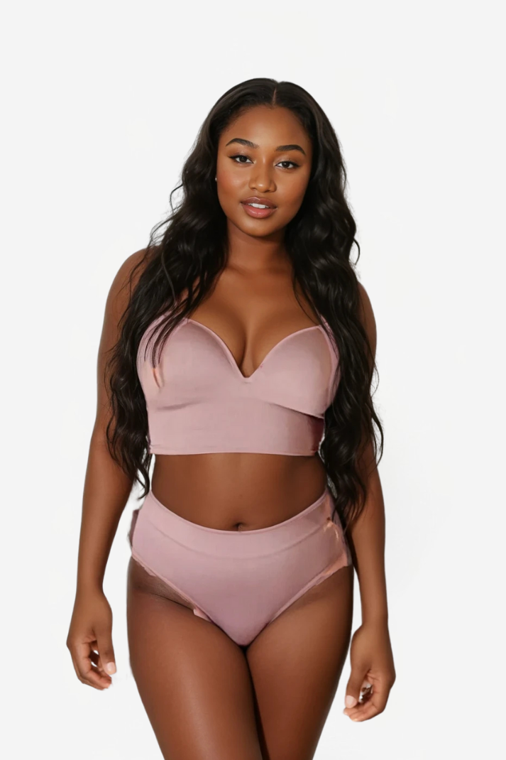 Push up set without underwire