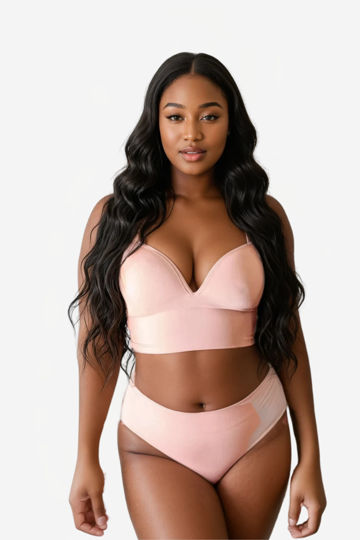 Push up set without underwire